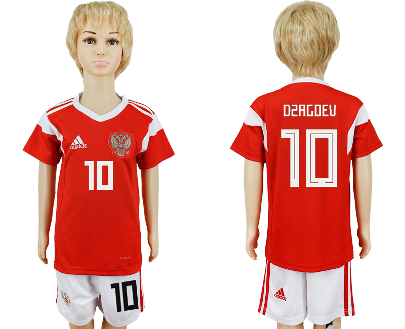 2018 maillot pour enfants RUSSIA CHIRLDREN #10 DZAGOEV